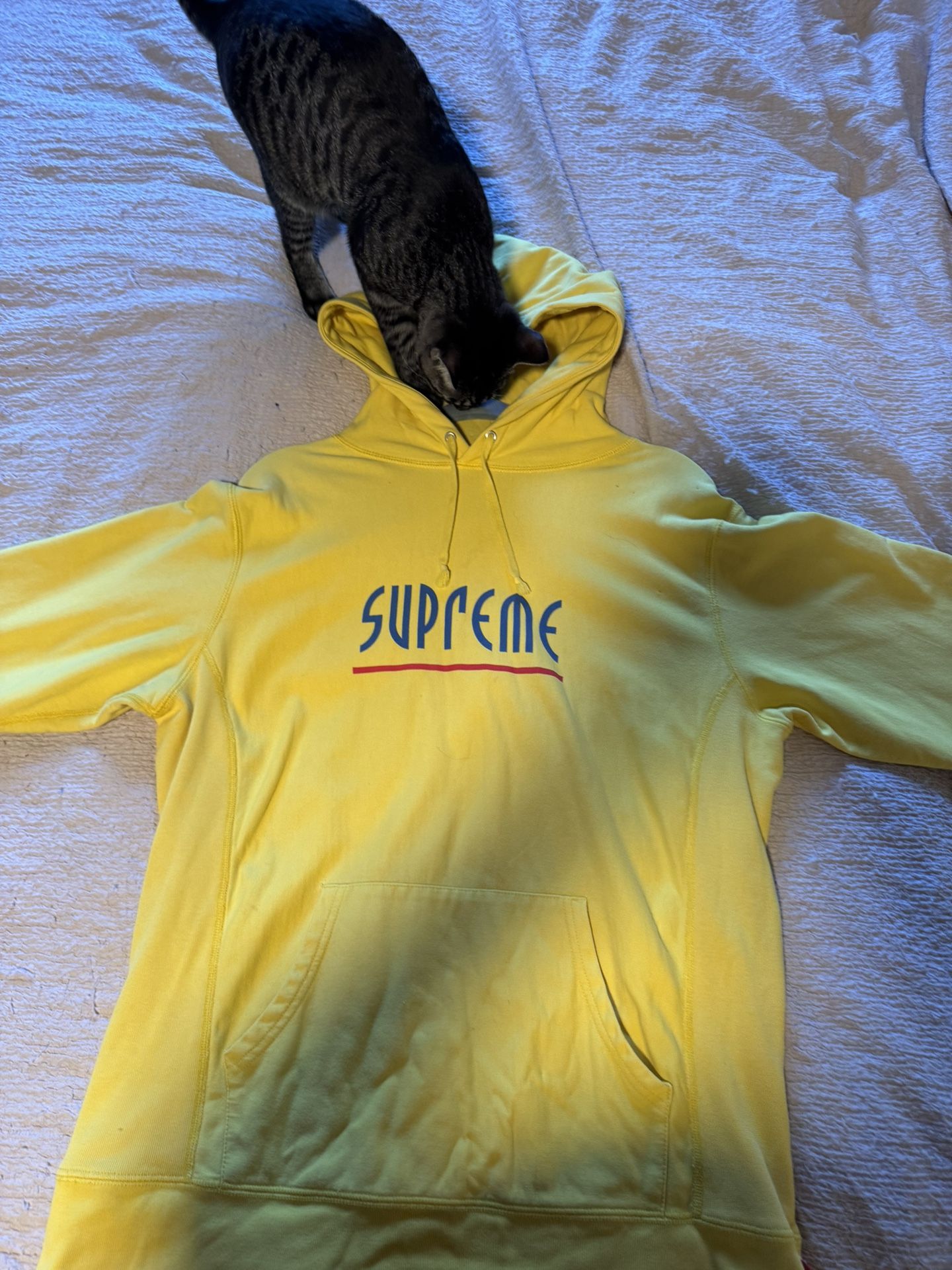 Yellow Supreme Hoodie