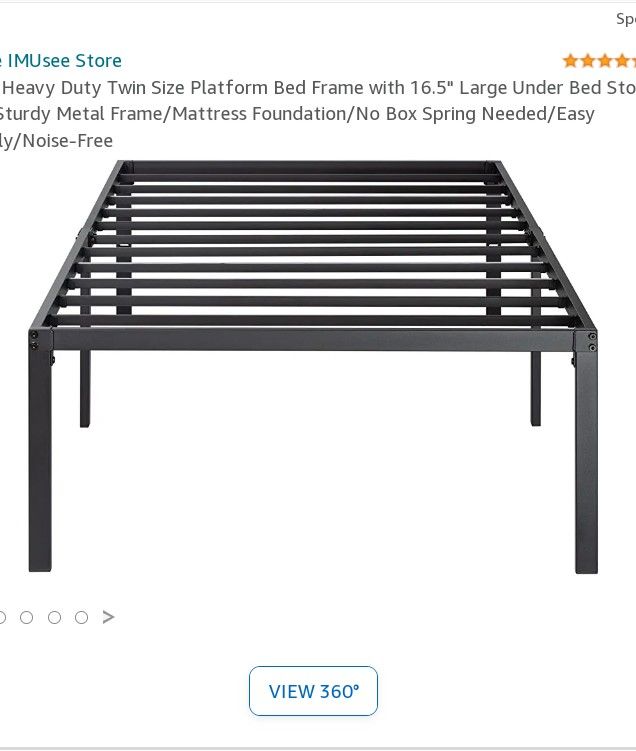 Twin Bed. Frame