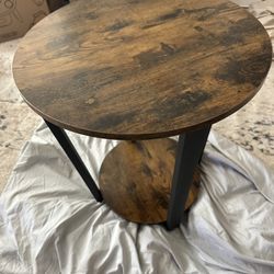 Dark Finish Wood  Table (make Offer)