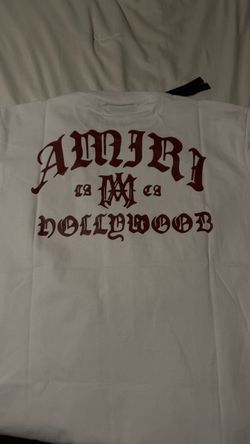 Amiri Hollywood Graphic T-Shirt White