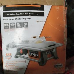 Ridged Wet Tile Table Saw