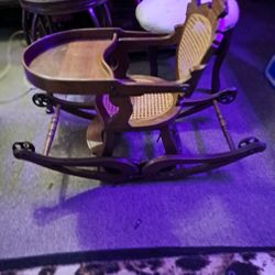 18th Century Mechincal Walker-rocker-highchair