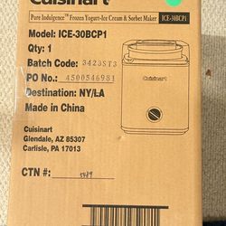Cuisinart Ice Cream Maker