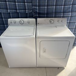 MAYTAG heavy duty top loading direct drive washer and dryer set !!
