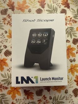 SHOT SCOPE LM1 Golf launch monitor