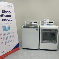 New Scratch And Dent Washer And Dryer By LG