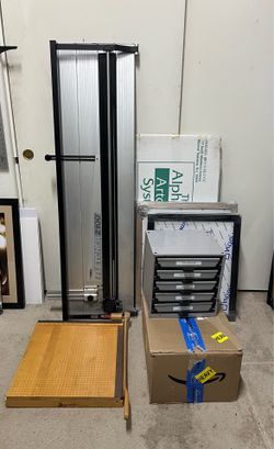 Fletcher 2100 mat cutter and picture framing tools/supplies