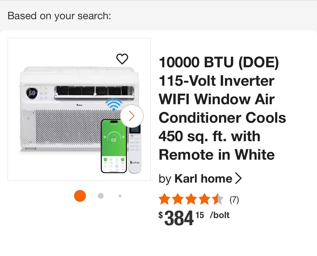 10000BTU Window AC Brand New