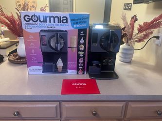 Gourmia Automatic Soft Serve Ice Cream & Frozen Drink Maker, 2 Quart