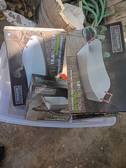 3 Denmark Porcelain Serving Trays 