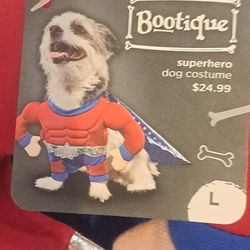 NWT Halloween Dog Super Hero Costume Sz L