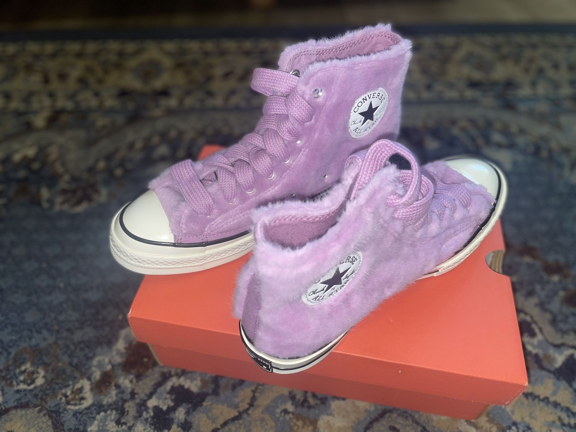 High Top Furry Converse
