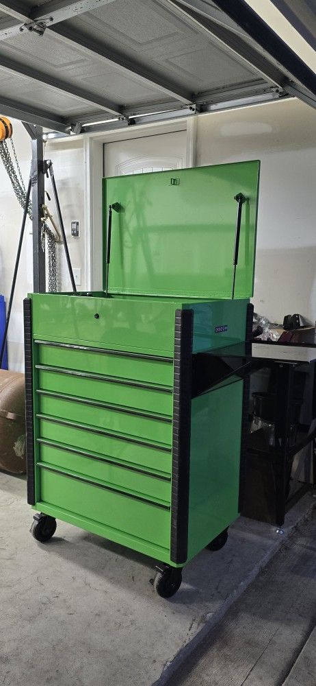 Tool Box Full Bank Service Cart