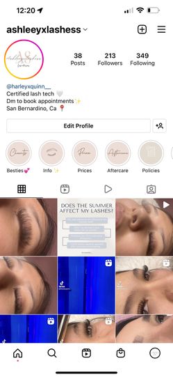 Lashes