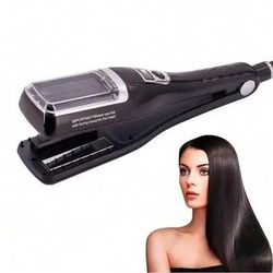 2 In 1 Professional Iron Flat Hair Straightener Hair Split Ends Trimmer Cutting Clipper Hair Straightener Hair Cutter Smooth End Cutting Clipper For W