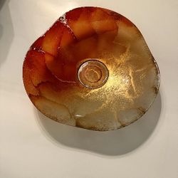 Large Red Serving Bowl
