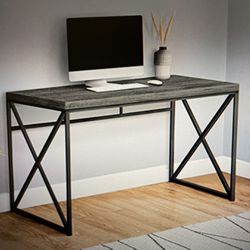 Gray Wood Desk 48 x 24