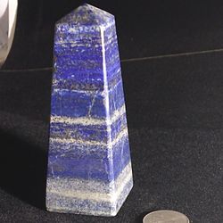 Natural Lapis Lazuli Polished Tower