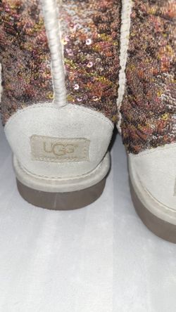 Women's Reversible Sequin Boots size 9