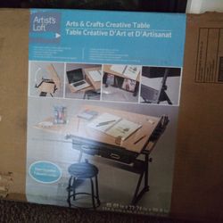 Art Table/desk With Stool