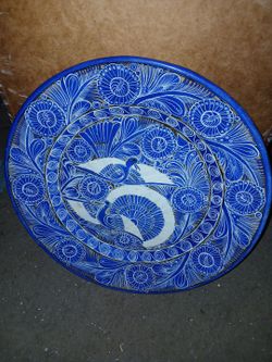 large hanging plate
