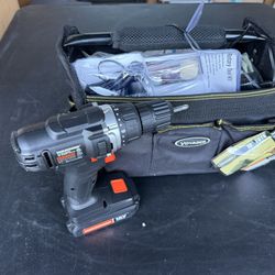 Warrior 18V Cordless Drill Kit w/ Voyager Tool Bag & Charger – All-in-One Set