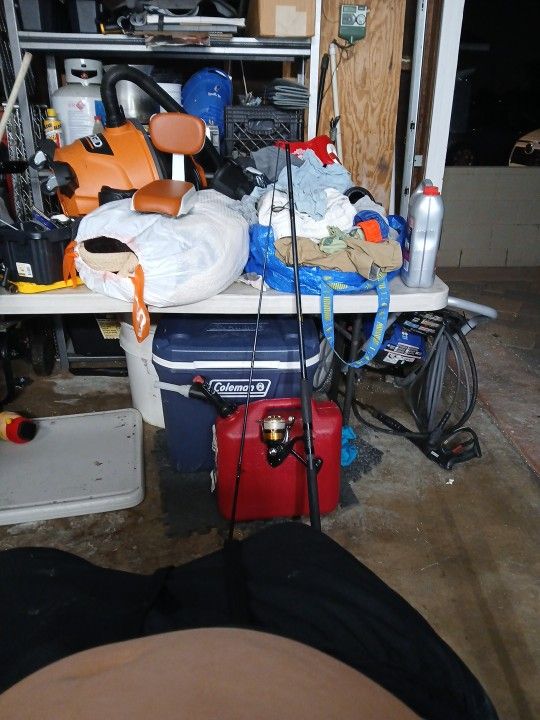 Fishing Rod, 8 Feet Tall