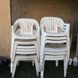Plastic chairs