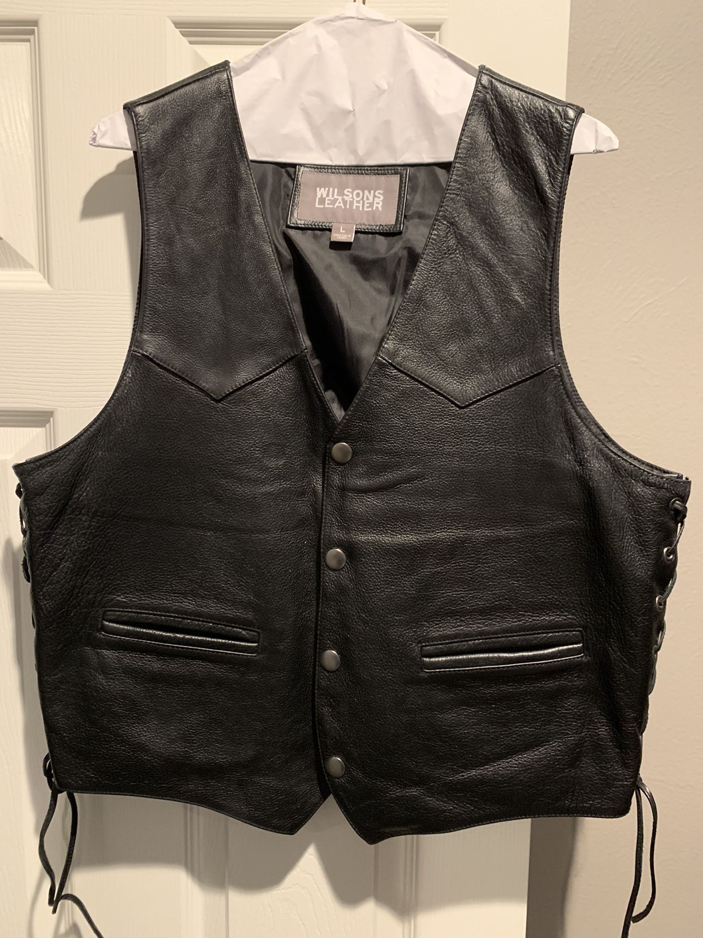 Leather Vest and Leather Pants