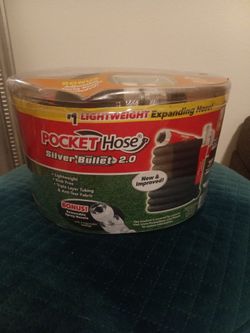 Expandable Garden Hose with Turbo Shot Nozzle