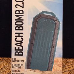 Beach Bomb 2.0 Water Proof Wireless Speaker - Aqua Blue