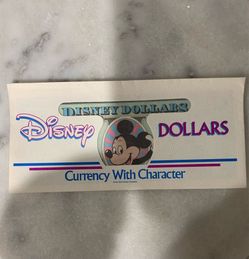 Collectible Disney Dollar 1991 Series - Vintage