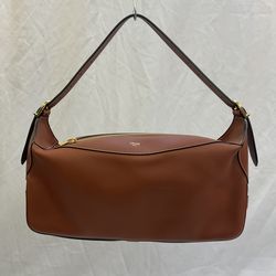 Celine Supple Calfskin Medium Romy Tan Shoulder Bag