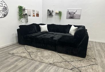 Corudroy Modular Sectional Couch - Free Delivery