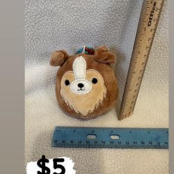 Squishmallow Keychain Clip NWT  Andres The Dog 3 Inch $5