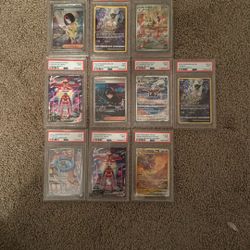 Graded Pokémon Set For Sale (Price Is Negotiable)