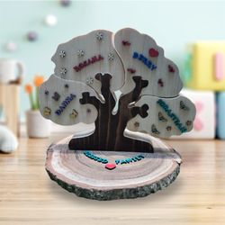 Customized Family Tree and Keychains