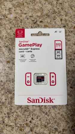 512gb SanDisk GamePlay microSD Nintendo switch 2