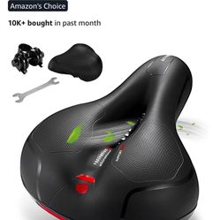 Bicycle Saddle-Dual Shock, Memory Foam