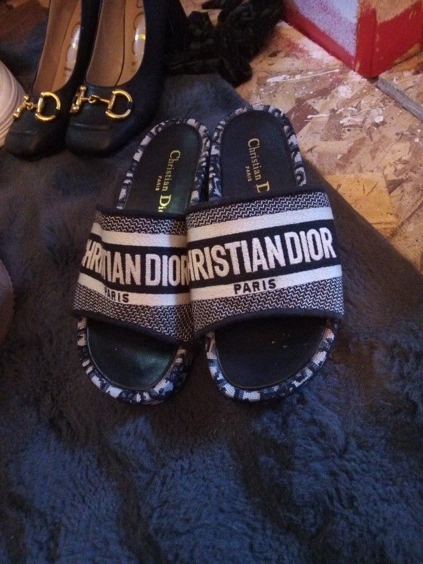 Dior Wedge Sandals