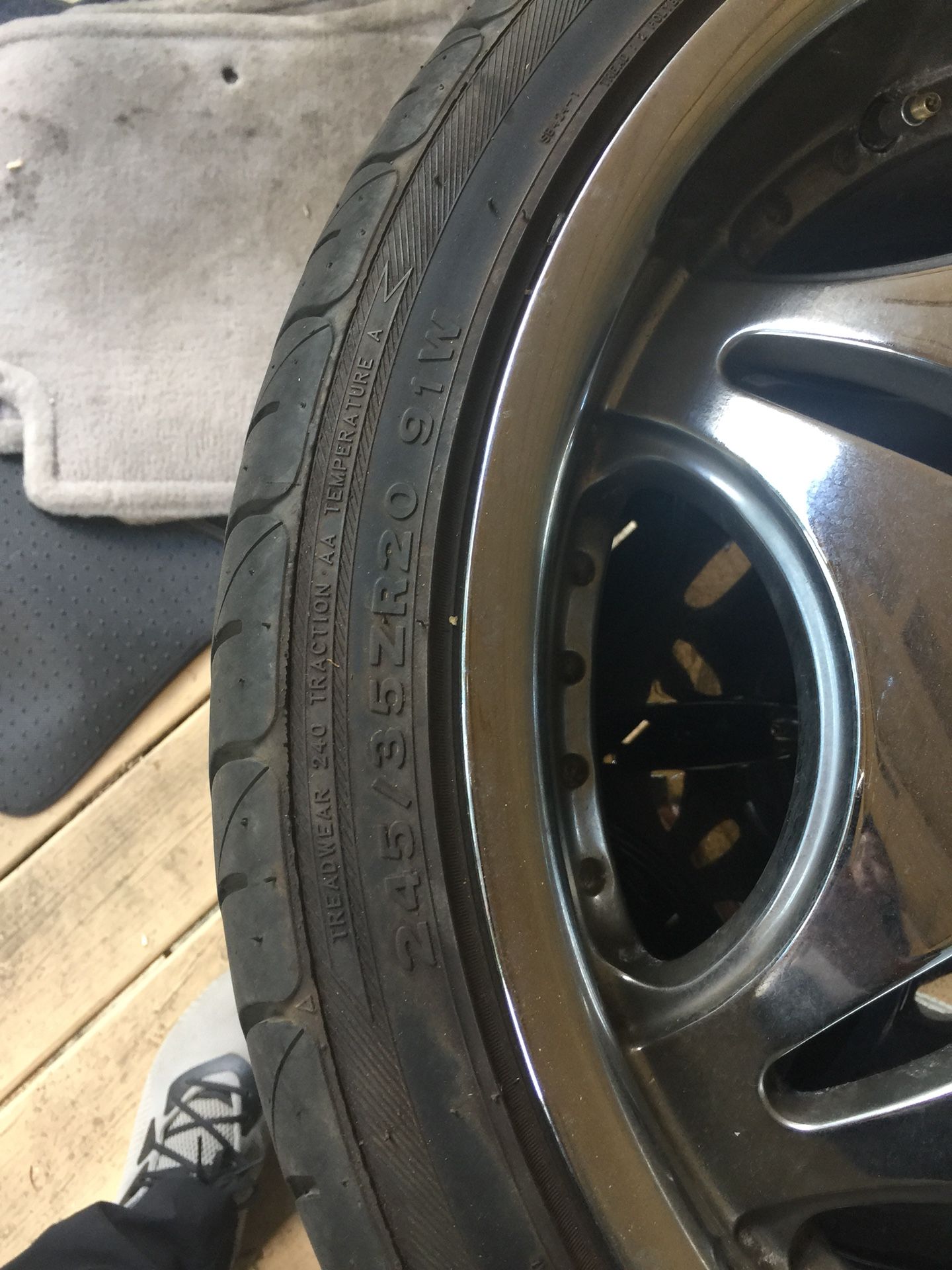 3 Wheels Rims and Tires 20 inch really good condition