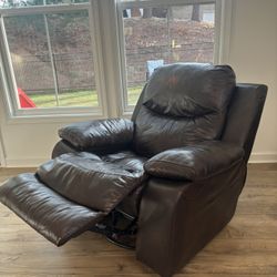 Genuine Leather Recliner