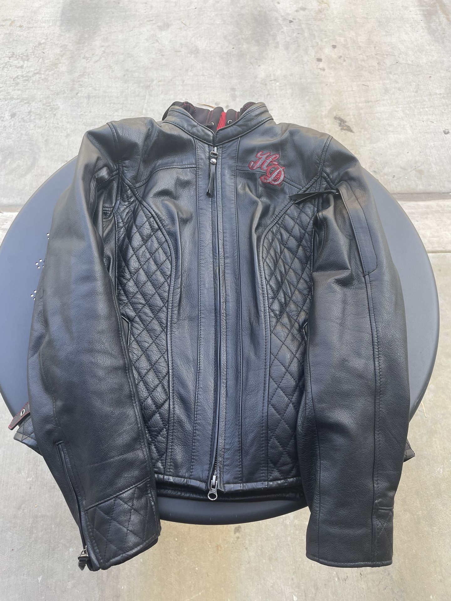 HarleyDavidson Womens Scroll Skull 3in1 Leather Jacket for Sale in