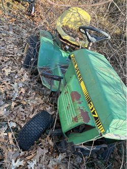 Vintage John Deere garden tractors