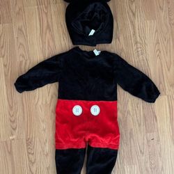 Disfraz Mickey Mouse 6/12 MesesComo Nuevo