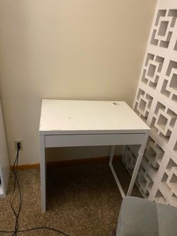 White desk