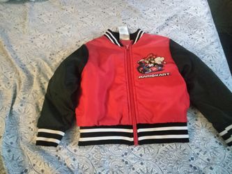 Mario Kart Kids Bomber Jacket size 2t