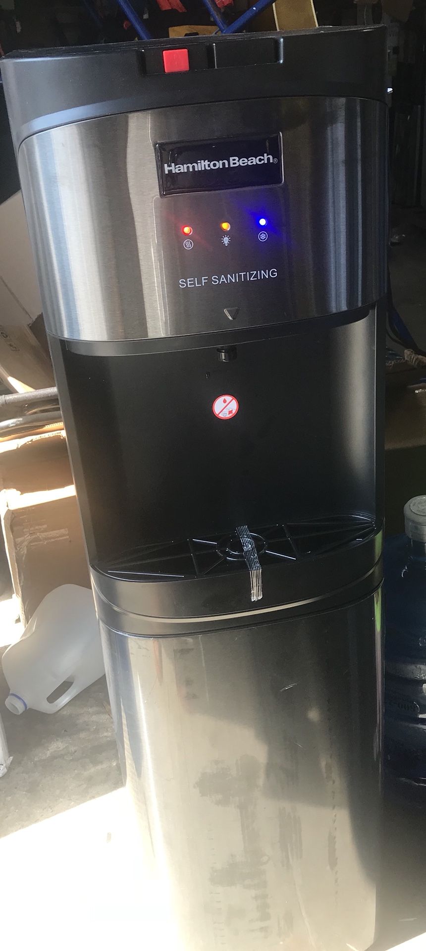 convenient bottom loading water dispenser hamilton beach