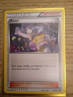 Pokémon TCG Karen Trainer Supporter Card XY177