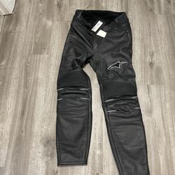 Leather Bike Pants